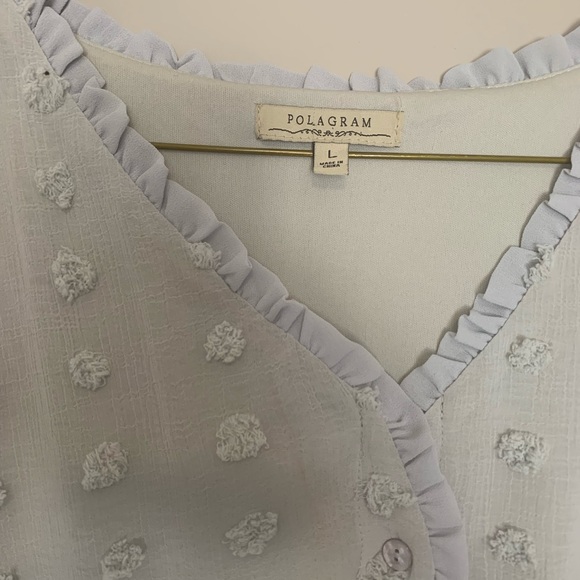 Polagram Polka Dot Dress- L - Picture 5 of 6